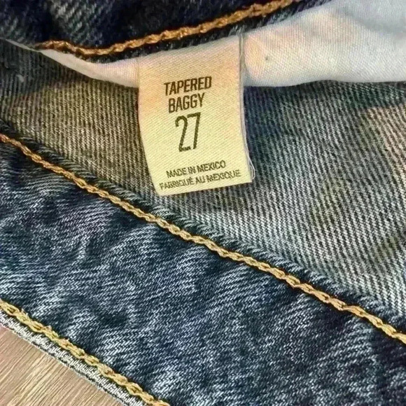 Urban Outfitters BDG tappered baggy jeans distressed  style OB1683753 Size 27 - Picture 6 of 11